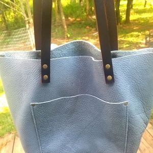 Portland leather tote